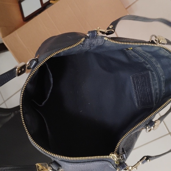 Coach Black Leather Satchel - Picture 3 of 9